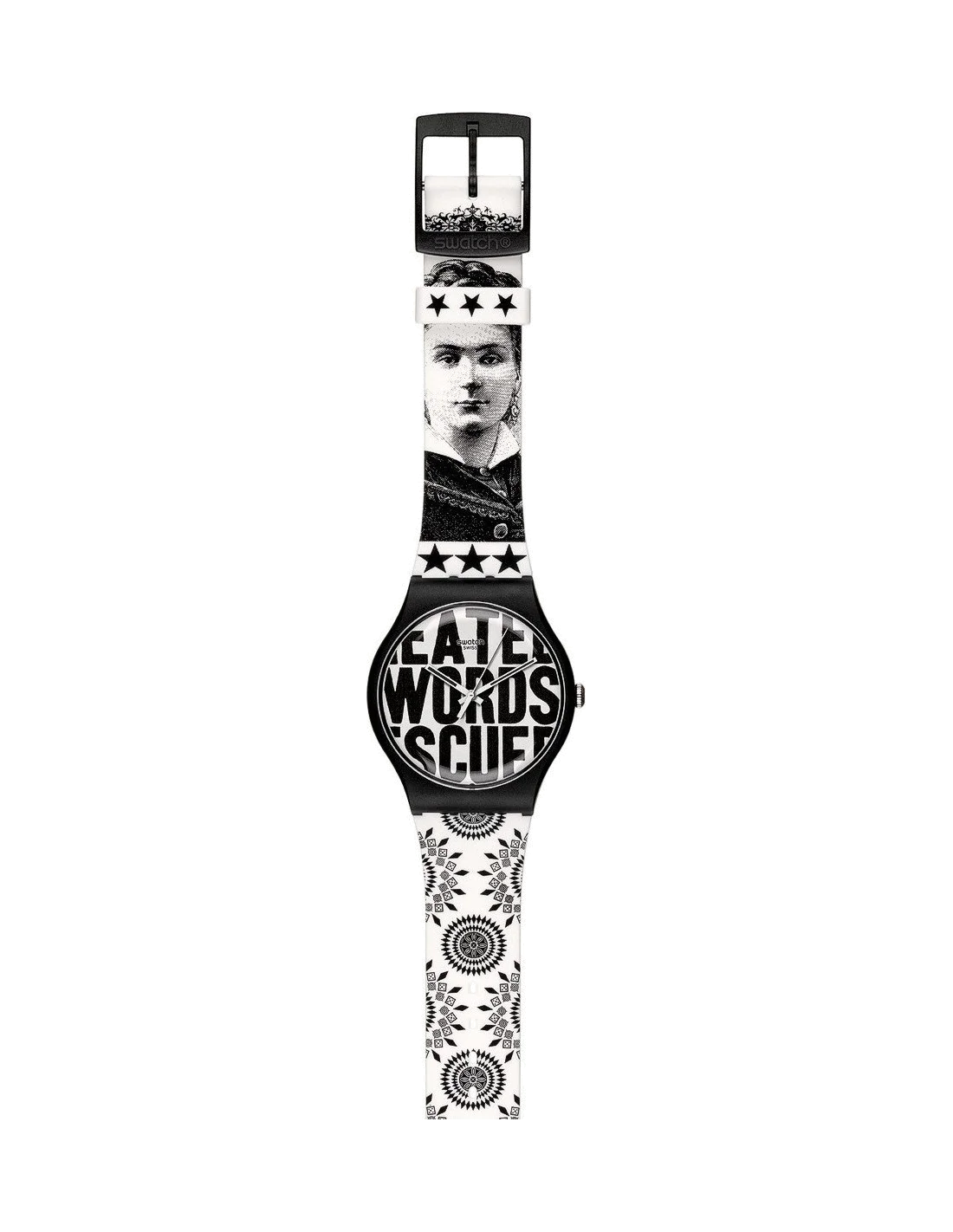 Montre Swatch & Art SUOZ124 Blanc Unisexe