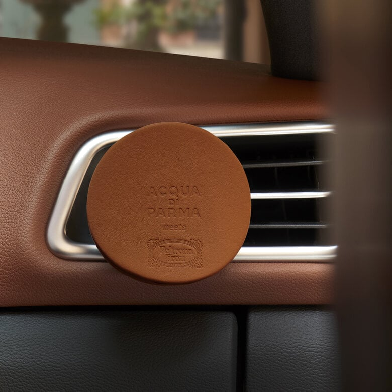 Diffuseur de parfum en cuir pour voiture Acqua Di Parma meets Poltona Frau - Marron vue 3