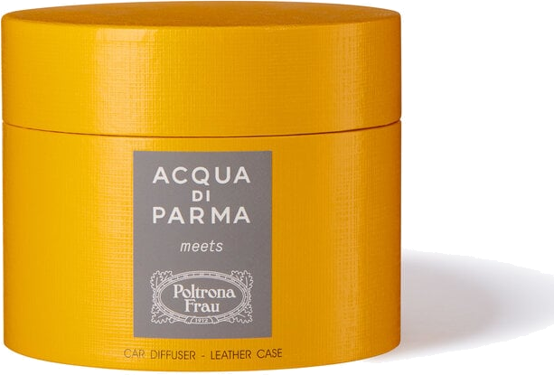 Diffuseur de parfum en cuir pour voiture Acqua Di Parma meets Poltona Frau - Gris vue 2