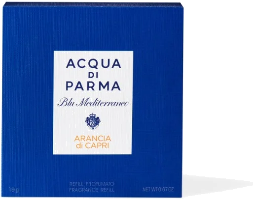 Recharge de parfum d'ambiance Acqua Di Parma Arancia di Capri Blue Mediterraneo pour diffuseur de voiture - Réf. 62227 vue 2