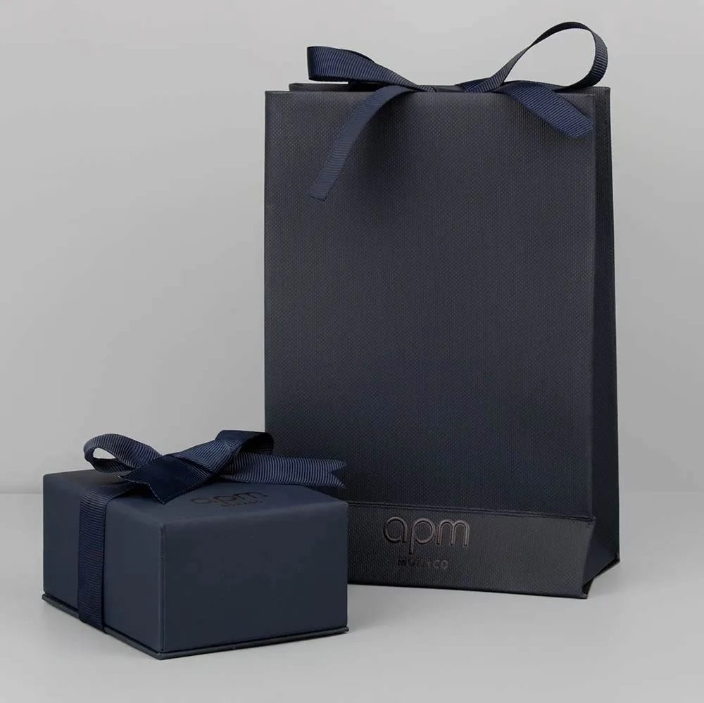 Bracelet APM Monaco Yummy Bear 112404 - Argent, Perles & Zirconiums Blancs/Noirs - Unisexe vue 3