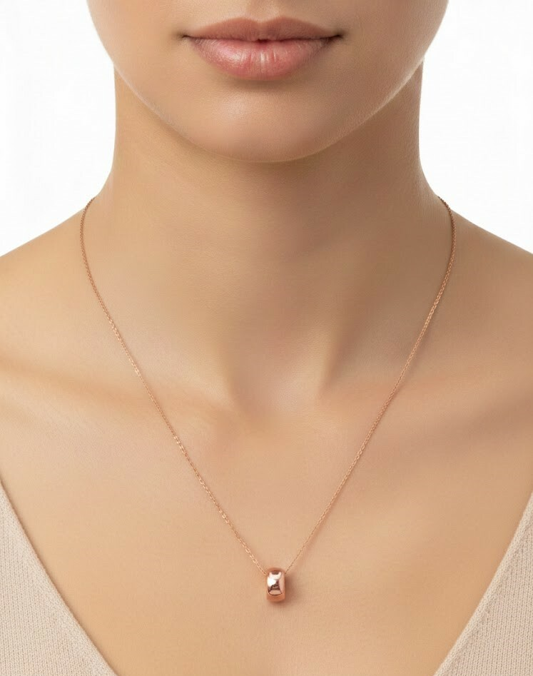 Collier ajustable APM Monaco Ref. 112419 en argent 925 or rose pour femme vue 2