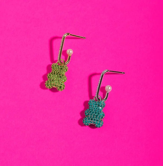 Boucle d'oreille APM Monaco Yummy Bear Baby Clip Wonderland en or jaune - Réf. YE13983XLIYPL vue 3