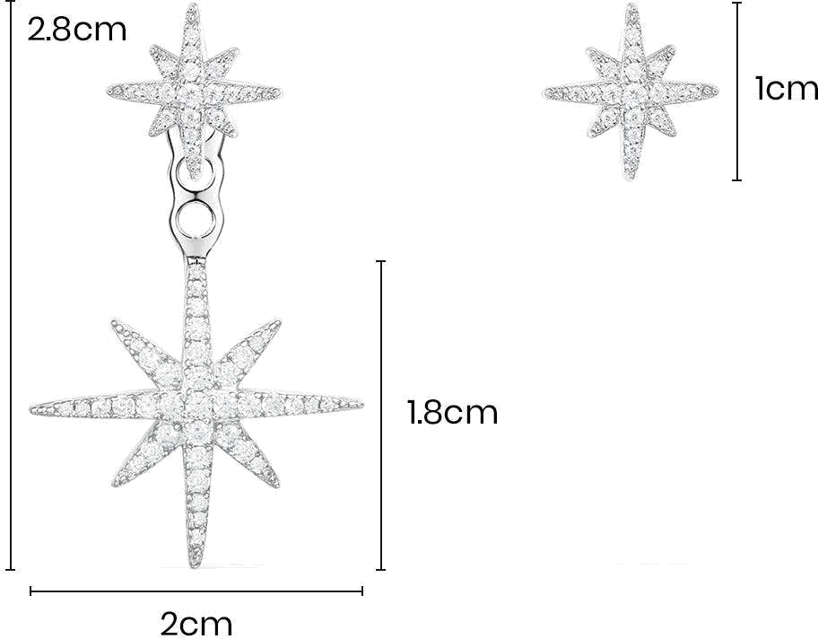 Boucles d'oreilles femme APM Monaco Météorites argent 925, référence AE10596OX vue 4