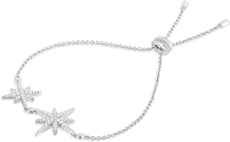 Bracelet ajustable femme APM Monaco Double Météorite en argent 925, réf. AB3325OX vue 2