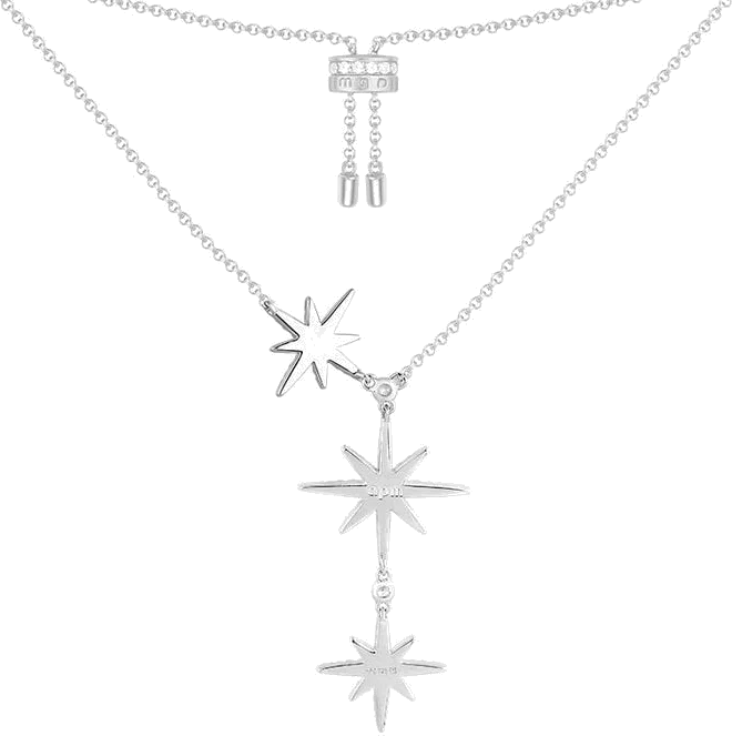 Collier pour Femme APM Monaco Triple Météorites en Argent 925 - Réf. AC3350OX vue 2