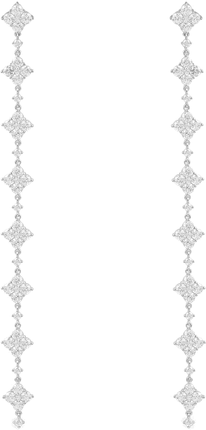 Boucles d'oreilles pendantes APM Monaco AE13740OX en argent 925 à étoiles et zirconium pour femme