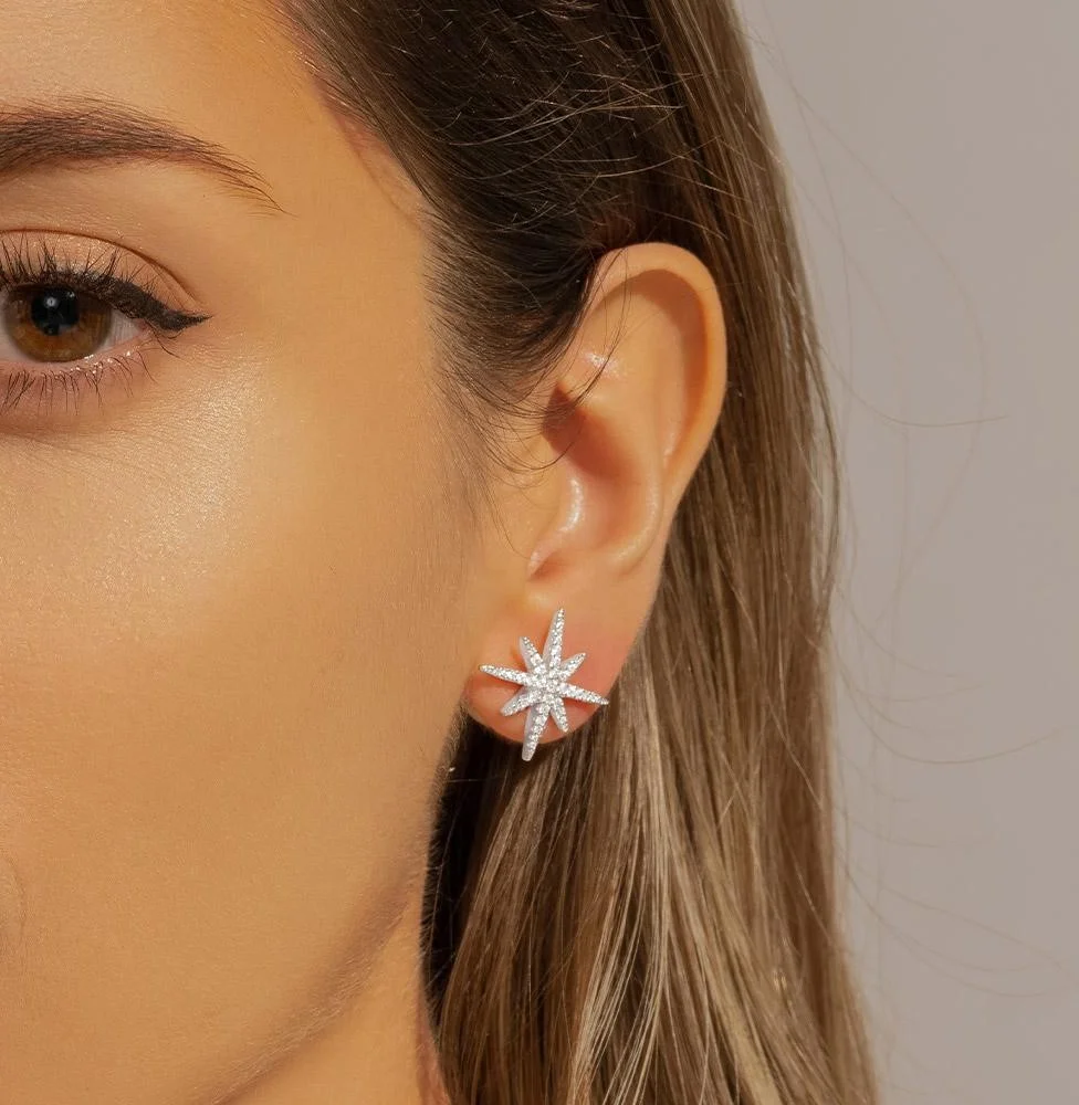 Boucle d'oreille femme APM Monaco Météorites Argent 925 et perle - Réf. AE9109XPL vue 2