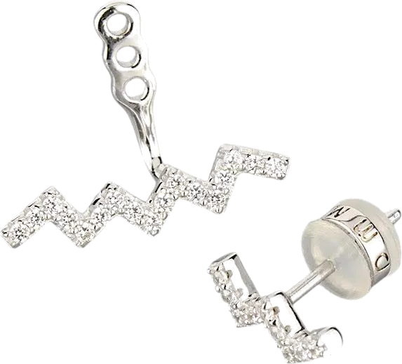 Boucle d'oreille Ear Cuff APM Monaco Éclat en Argent 925 - Réf. AE9990OX vue 3