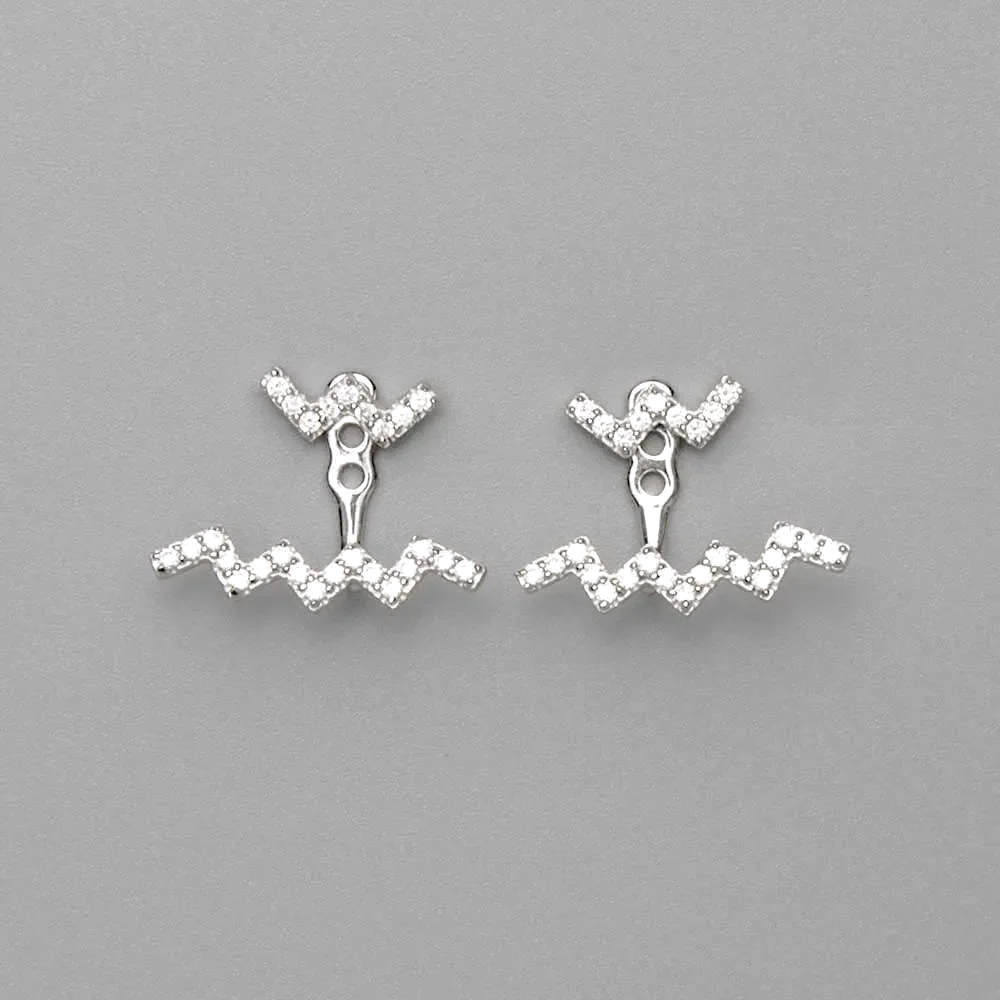 Boucle d'oreille Ear Cuff APM Monaco Éclat en Argent 925 - Réf. AE9990OX vue 4