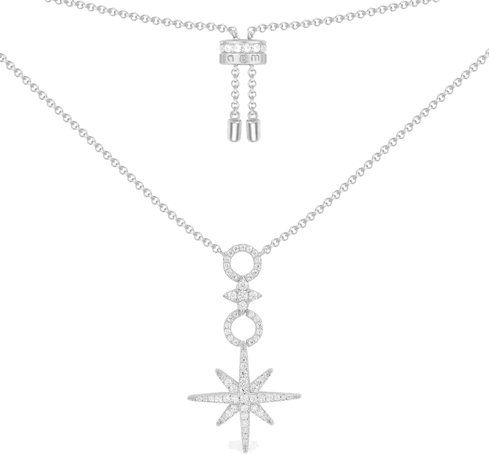 Collier ajustable pour Femme APM Monaco Météorites en Argent 925, Réf. AC6549OX