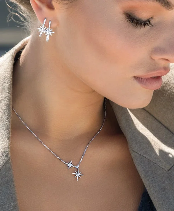 Collier pour Femme APM Monaco AC6424OX Double Météorites en Argent 925 vue 2