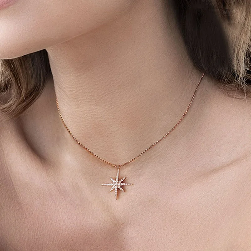 Collier Femme APM Monaco Météorite RP9606OX en Argent plaqué Or Rose vue 2