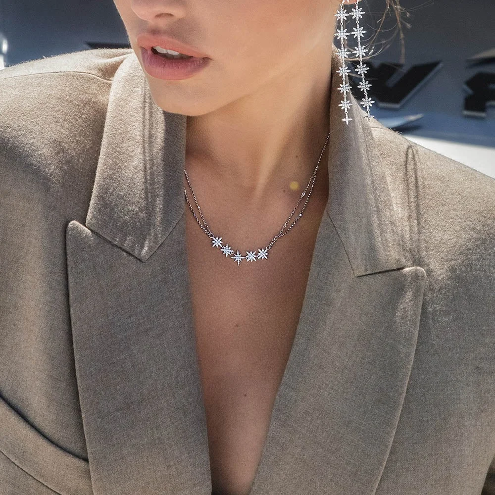 Collier pour Femme APM Monaco Météorites AC5967OX en Argent 925 vue 3