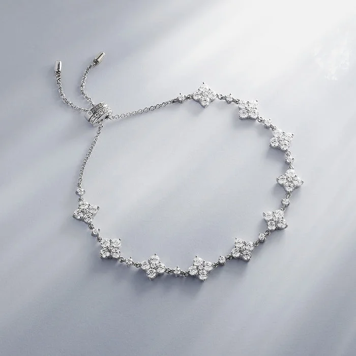 Bracelet ajustable pour femme APM Monaco AB4543OX en argent 925 et zirconium vue 4