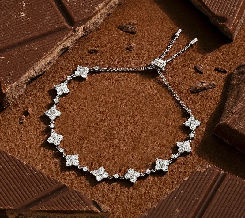 Bracelet ajustable pour femme APM Monaco AB4543OX en argent 925 et zirconium vue 5