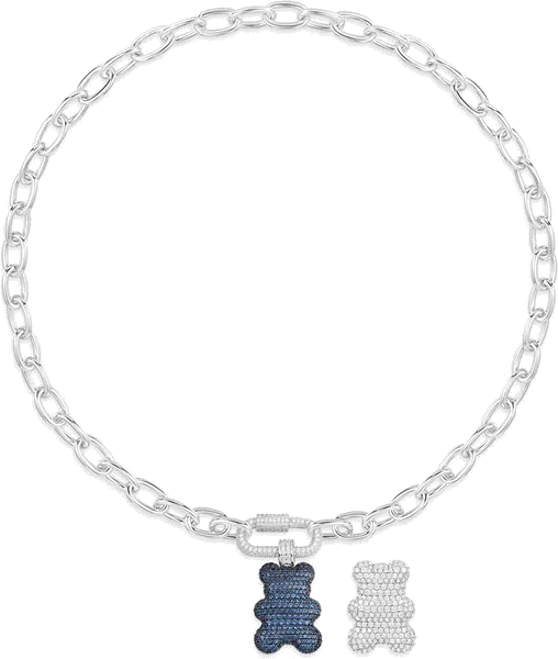 Collier ajustable APM Monaco Yummy Bear Master Baba en argent 925, réf. AC6895XKB