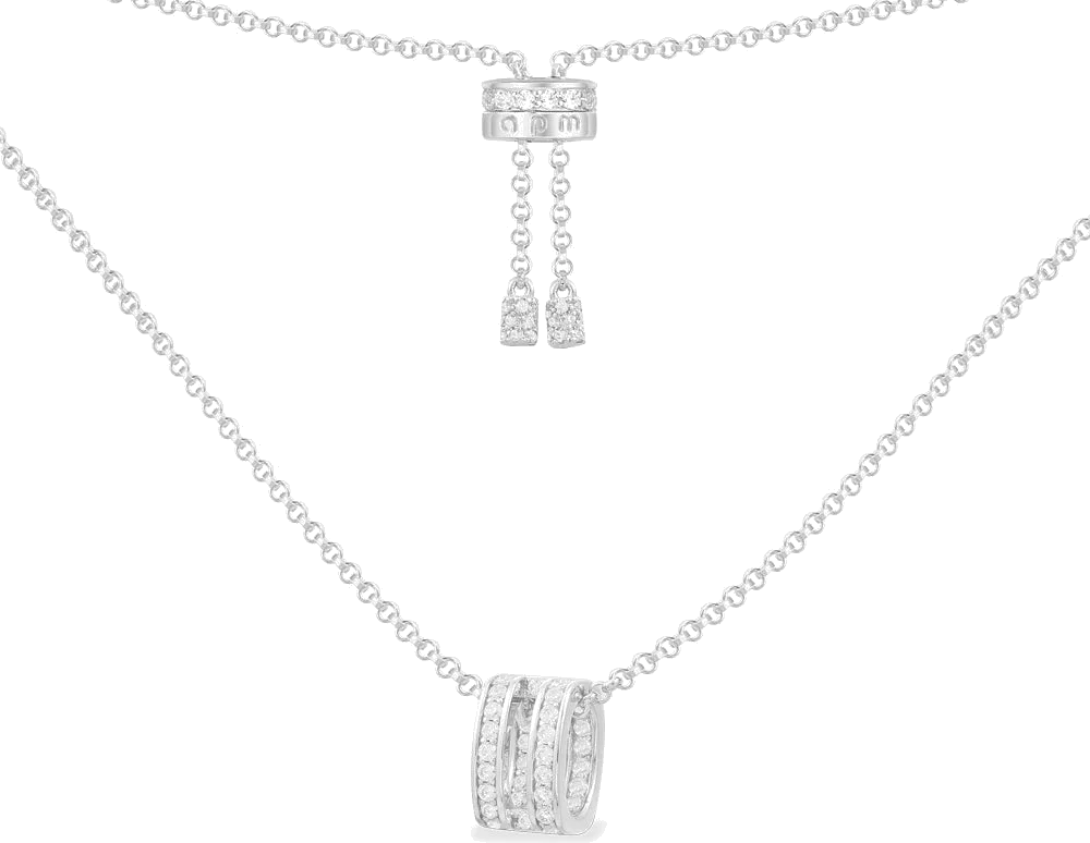 Collier pour Femme APM Monaco AC6753OX en Argent 925 à Chaîne Ajustable