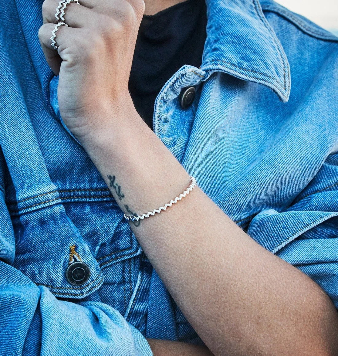 Bracelet ajustable en argent APM Monaco AB3363OX pour femme vue 3