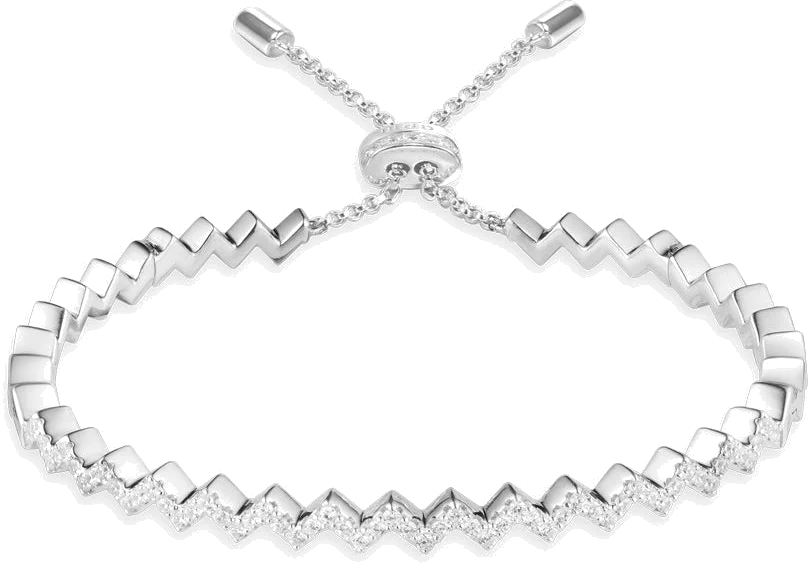 Bracelet ajustable en argent APM Monaco AB3363OX pour femme