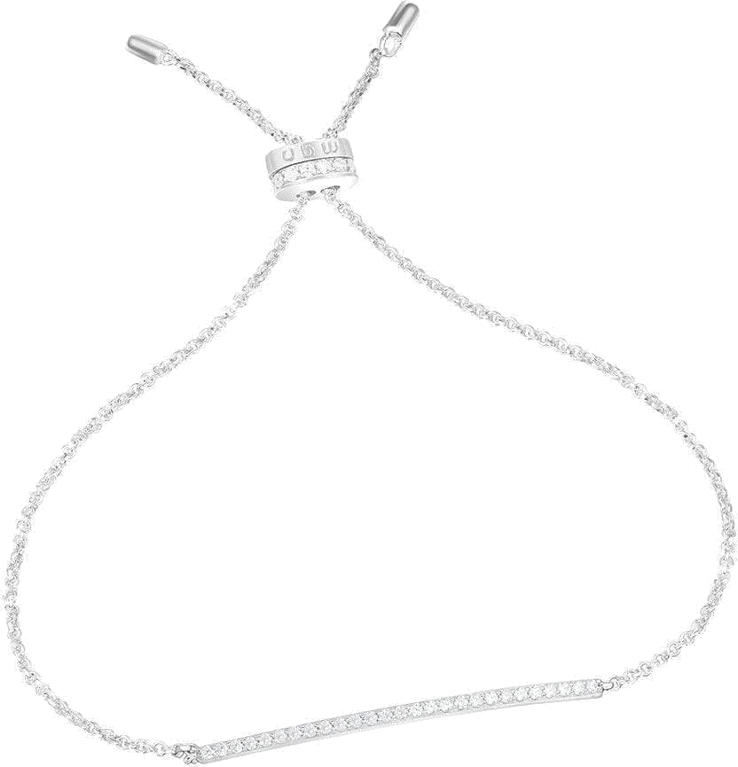 Bracelet ajustable en argent 925 APM Monaco AB2785OX avec zirconium