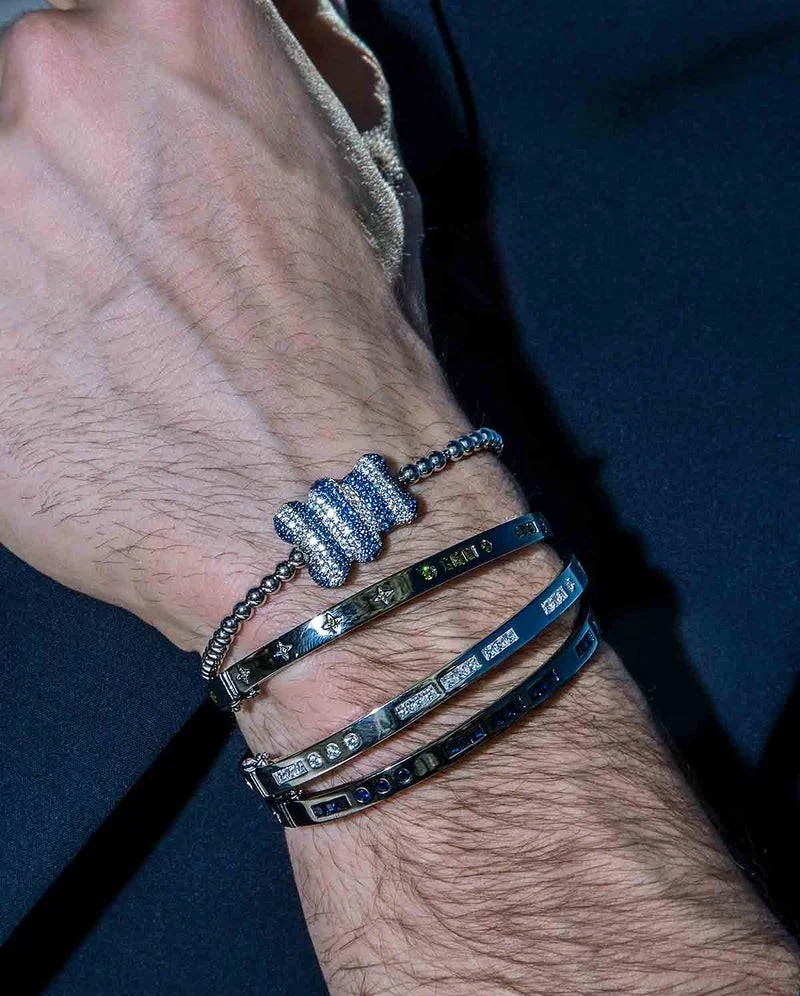 Bracelet ajustable unisexe APM Monaco Yummy Bear Saint Tropez en argent 925 - Réf. 109862 vue 2