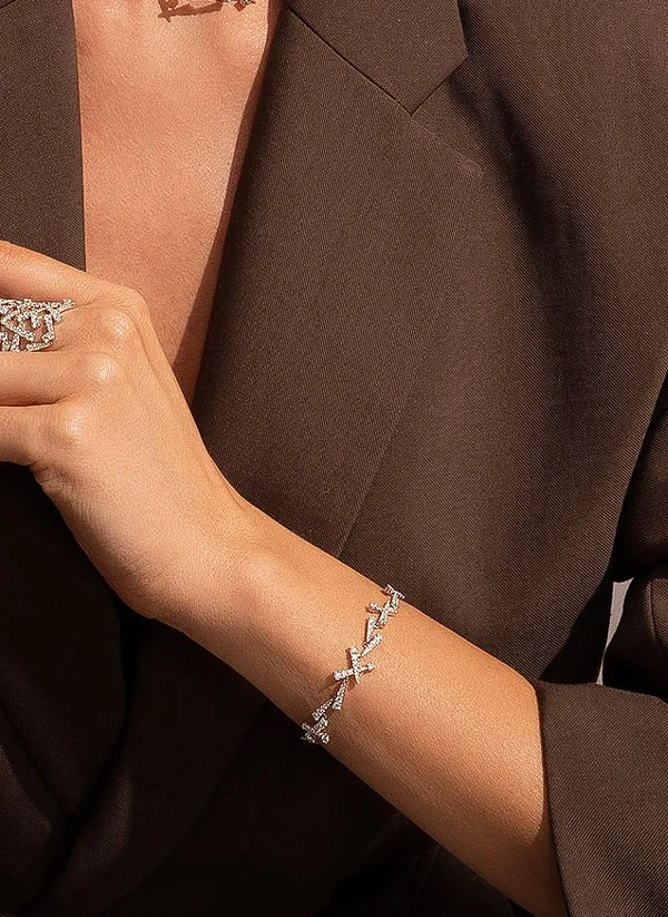 Bracelet ajustable Festival en argent 925 pour femme - APM Monaco AB4283OX vue 2