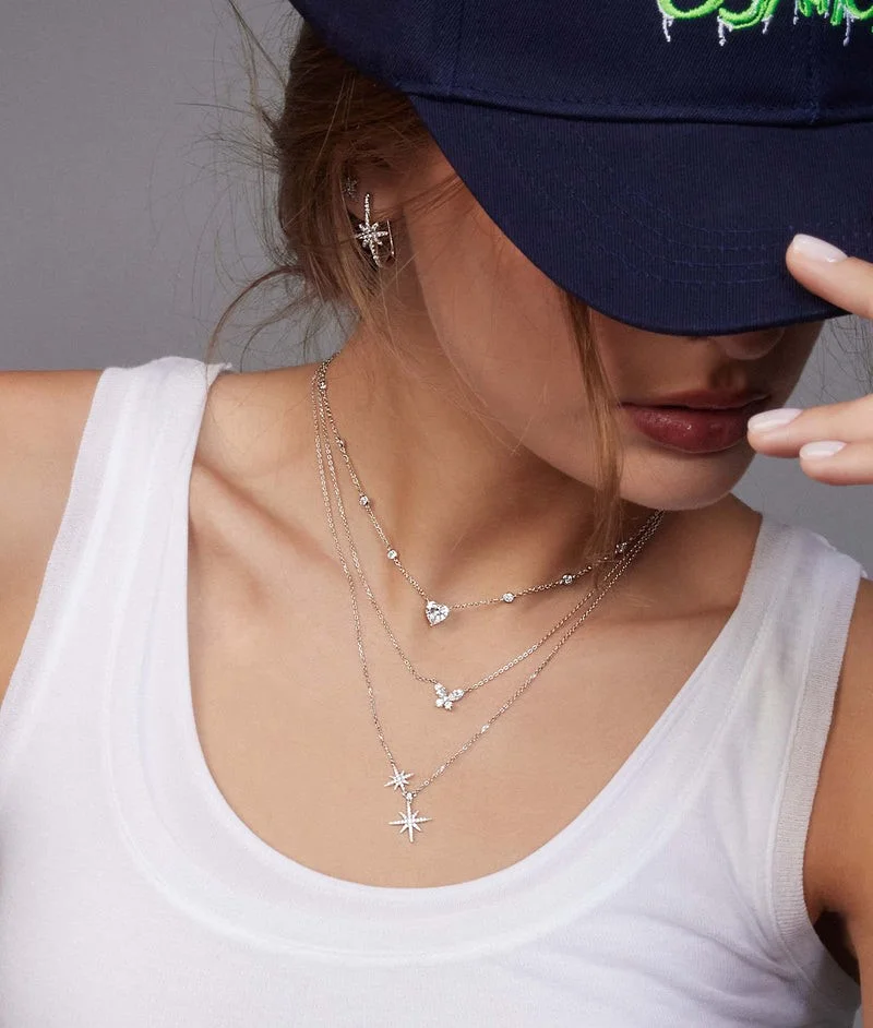 Collier Papillon en Argent 925 incrusté de Cristaux APM Monaco AC6184OX pour Femme vue 3