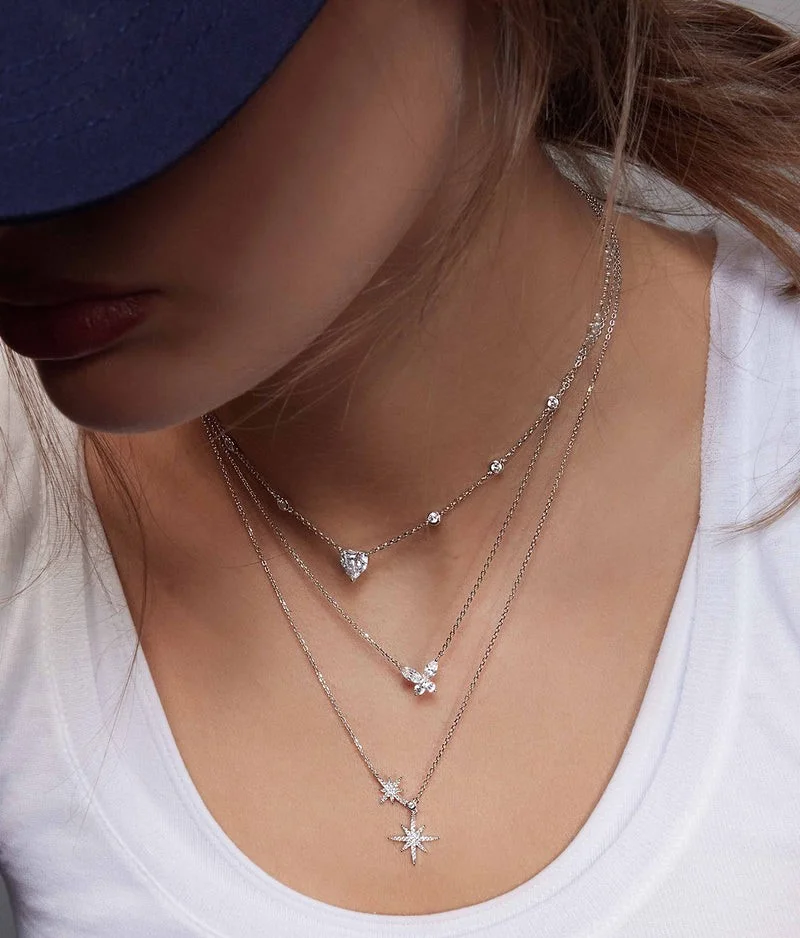 Collier Papillon en Argent 925 incrusté de Cristaux APM Monaco AC6184OX pour Femme vue 4