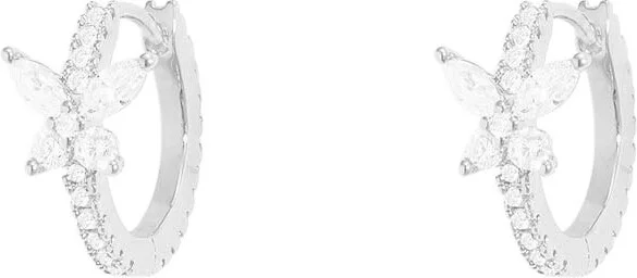 Boucles d'oreilles créoles APM Monaco Papillon en argent 925, réf. AE13734OX, pour femme