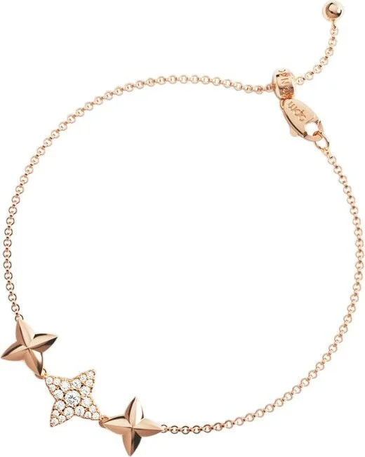 Bracelet APM Monaco Triple Météorites plaqué or rose pour femme - Réf. PB5402OX-S