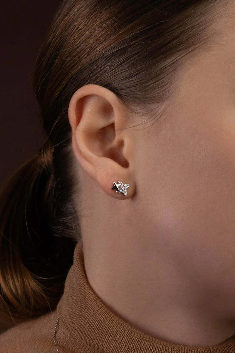 Boucles d'oreilles APM Monaco Météorites en argent 925, réf. AE15811OX, pour femme vue 2