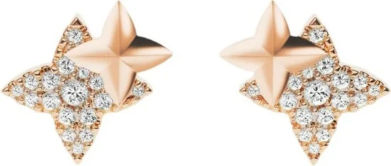 Boucles d'oreilles APM Monaco Météorites plaqué or rose 18K - Réf. PE15811OX - Pour femme