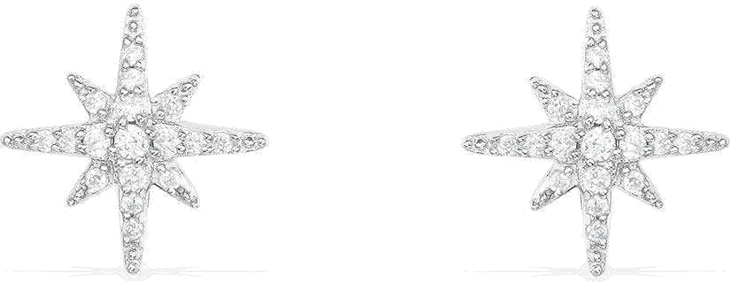 Boucles d'oreilles APM Monaco Météorites en argent 925 avec zirconiums - Réf. AE8419OX