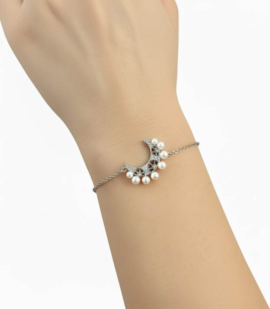 Bracelet femme APM Monaco Argent 925 Croissant de Lune - Réf. 112220 vue 2