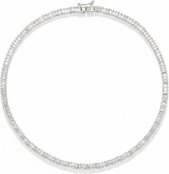 Collier ras-de-cou femme APM Monaco 112224 en argent 925 rhodié avec zirconiums blancs