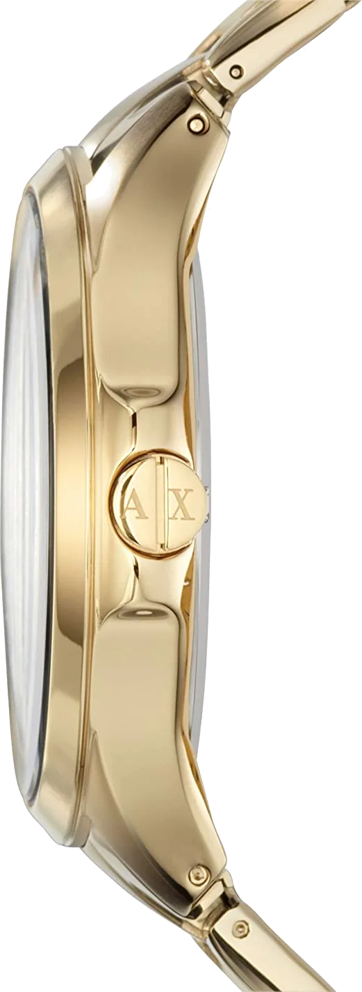 Montre Homme Armani Exchange AX2122 Chronographe Quartz Acier Doré Cadran Noir vue 2