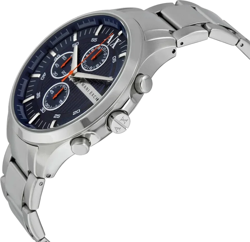 Montre Homme Armani Exchange AX2155 Chronographe Acier, Cadran Noir vue 2