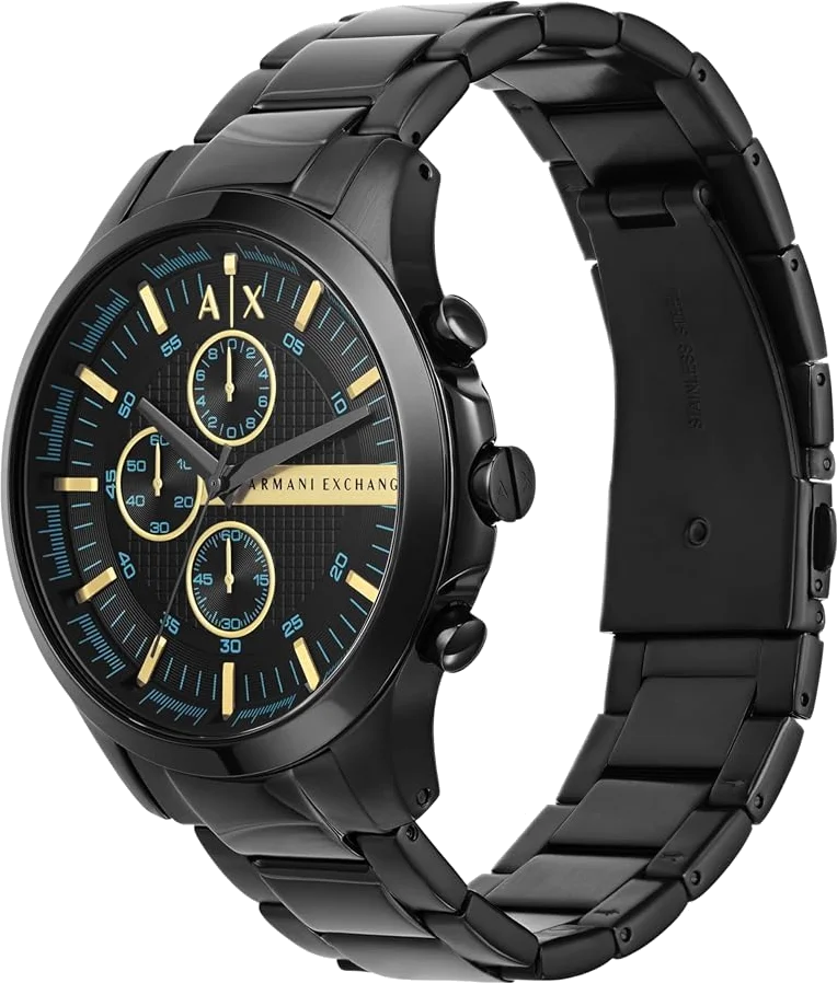 Montre Homme Armani Exchange AX2164 Chronographe Acier Inoxydable Noir vue 2