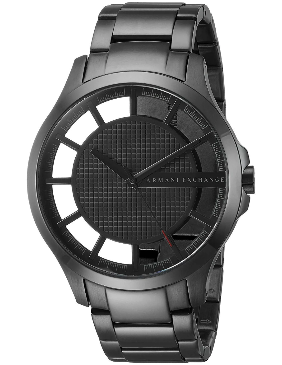 Montre Homme Armani Exchange AX2188 Cadran Transparent Noir Acier