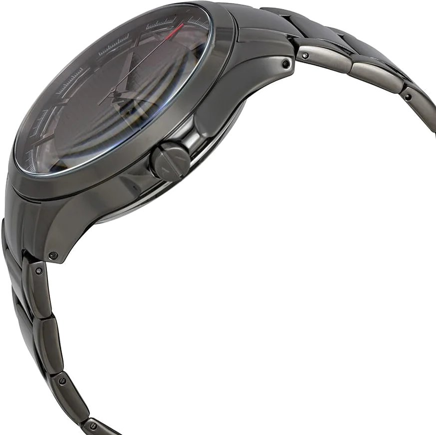 Montre Homme Armani Exchange AX2188 Cadran Transparent Noir Acier vue 3