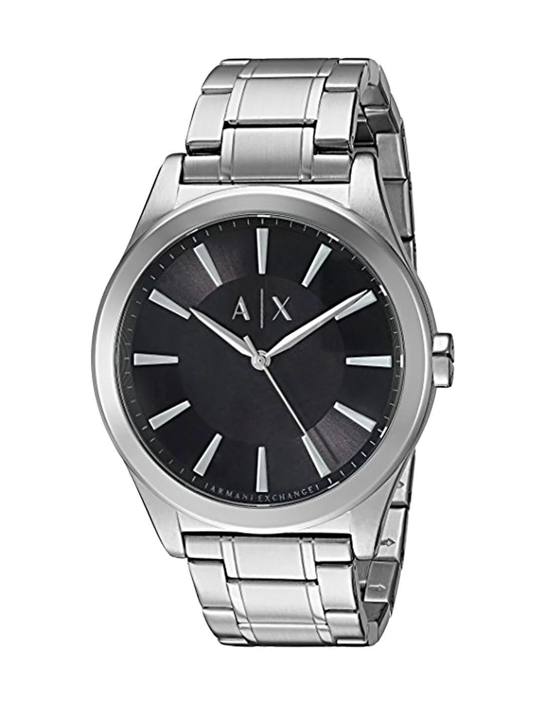Montre Homme Armani Exchange AX2320 en Acier Inoxydable Argent et Cadran Noir