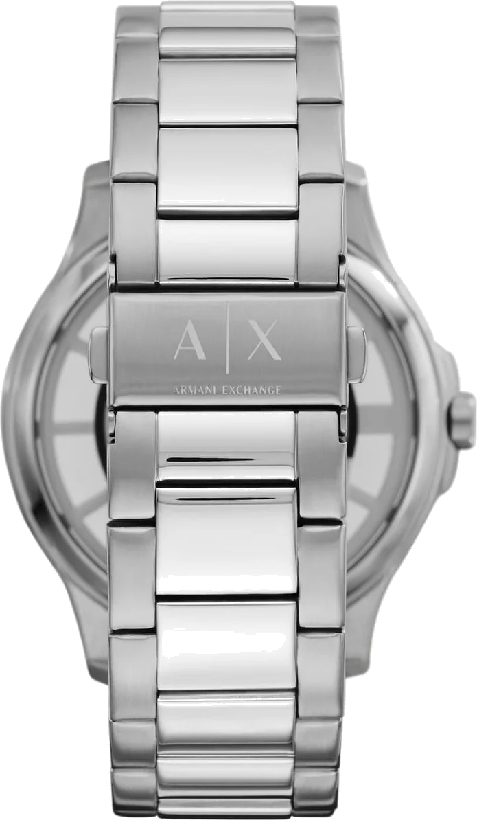 Montre Homme Armani Exchange AX2405 Cadran Bleu Transparent en Acier vue 4