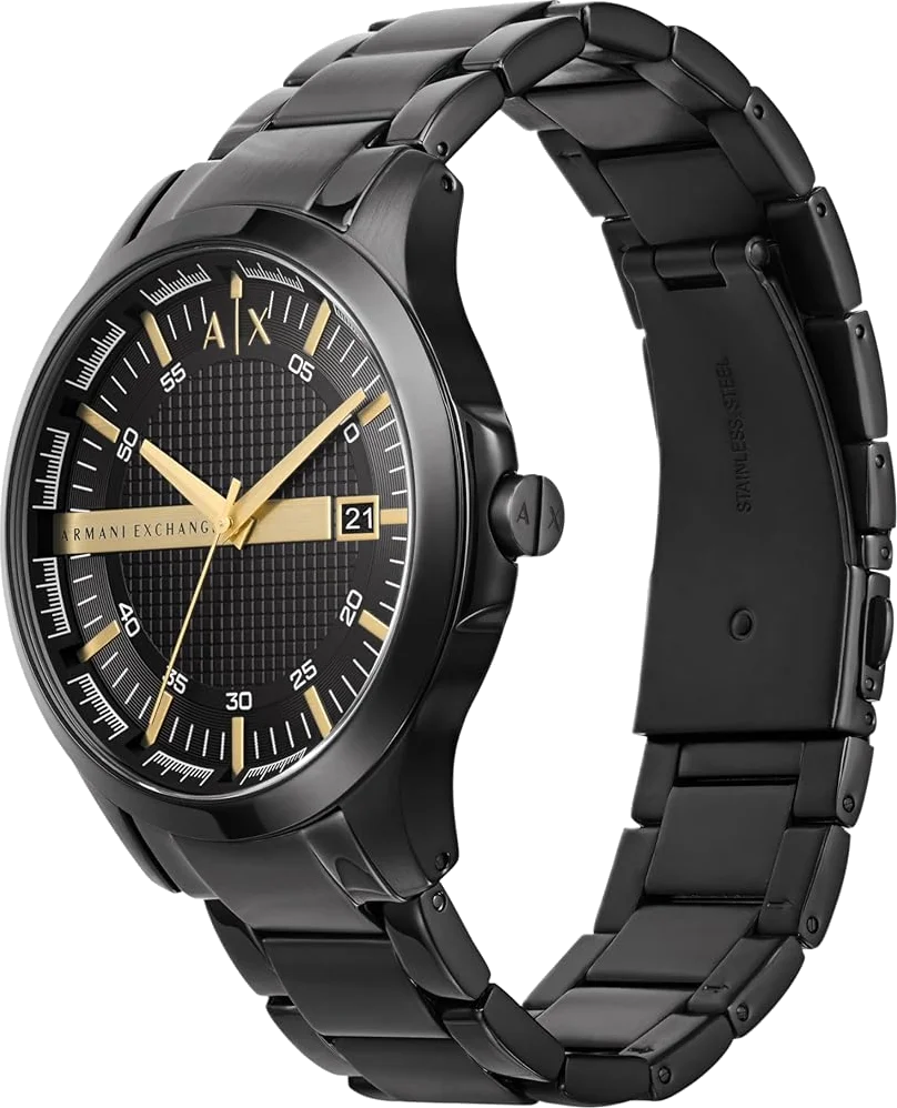 Montre Homme Armani Exchange AX2413 en Acier Inoxydable Noir IP vue 2