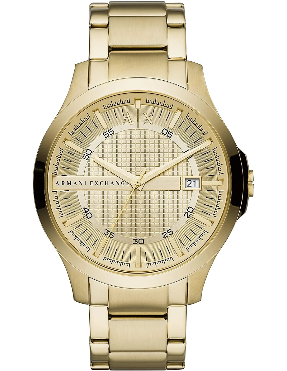Montre Homme Armani Exchange AX2415 en Acier Doré Jaune
