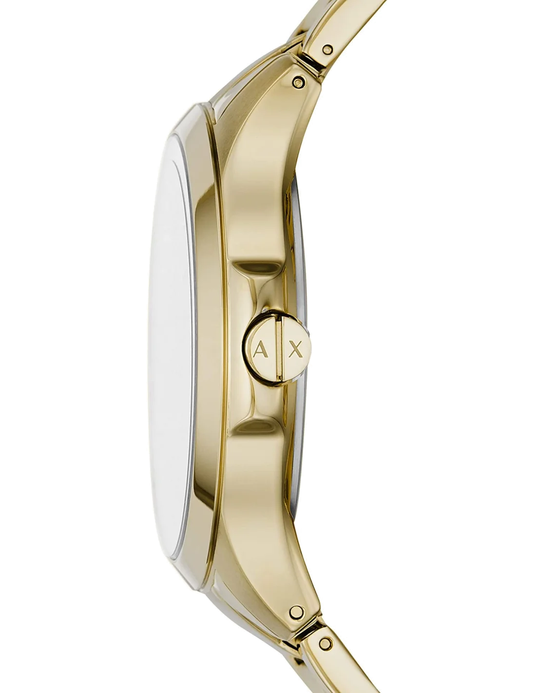 Montre Homme Armani Exchange AX2415 en Acier Doré Jaune vue 3