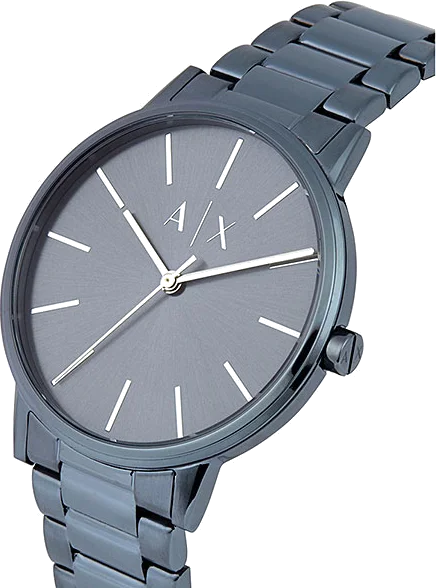 Montre Homme Armani Exchange AX2702 en Acier Inoxydable Bleu vue 3