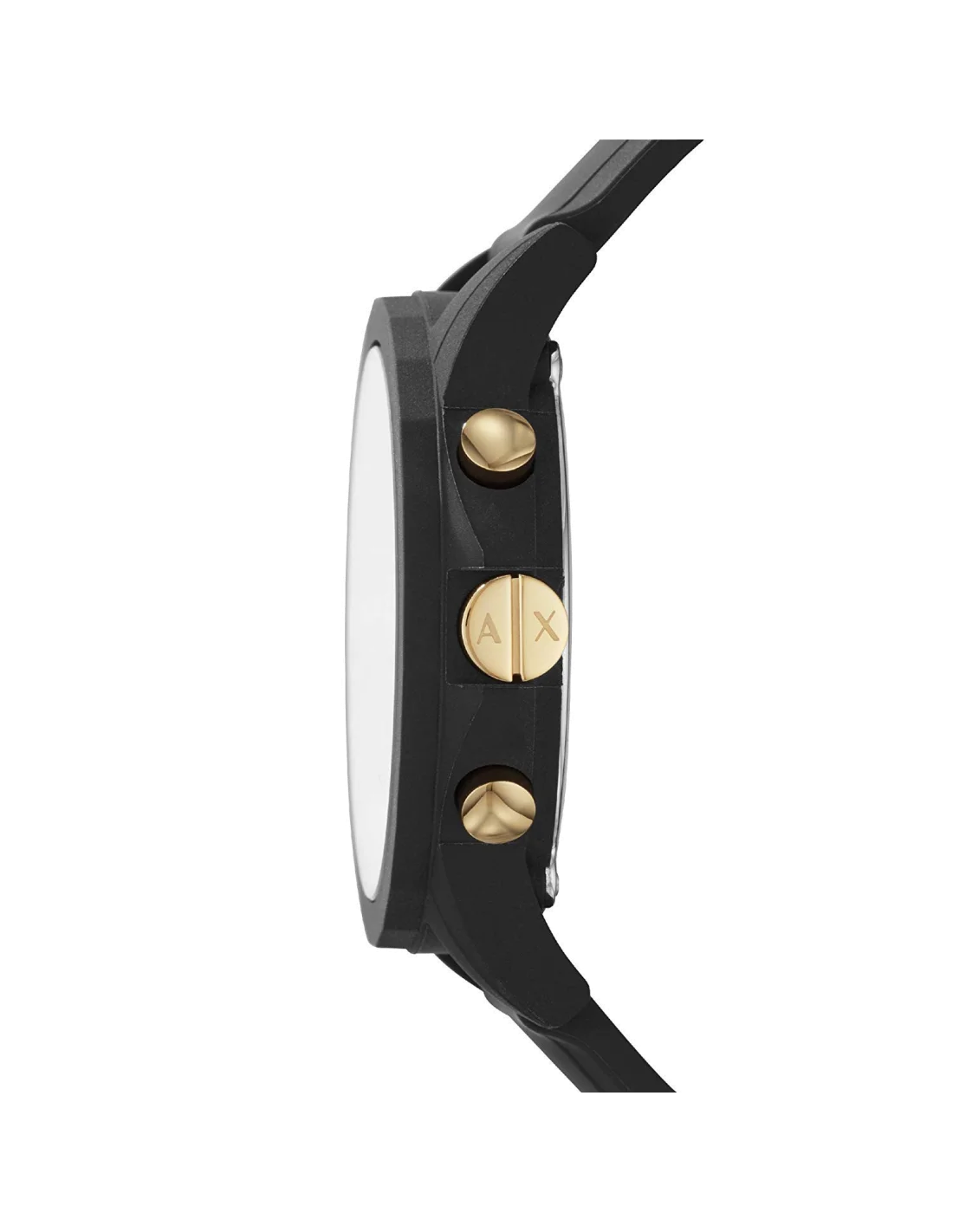 Montre Homme Armani Exchange AX7105 - Cadran et Boîtier Noir, Bracelet Silicone vue 2