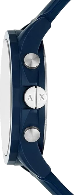 Montre Homme Armani Exchange AX7128 Cadran et Bracelet Bleu Silicone vue 3