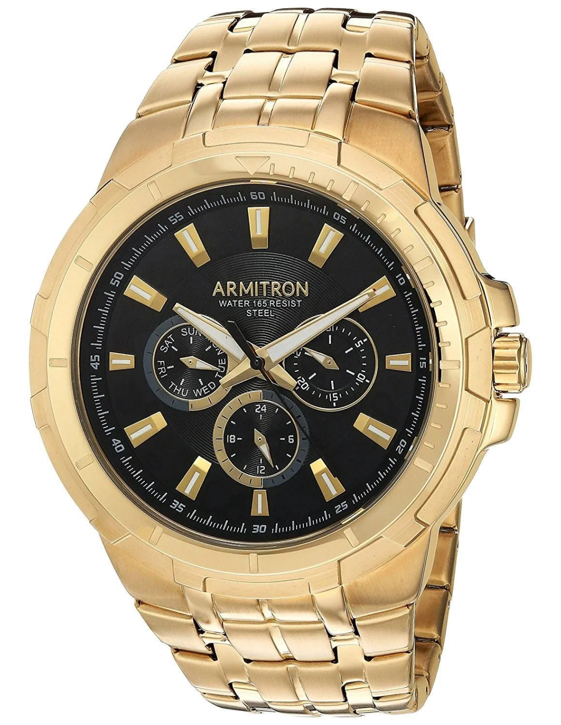 Montre Homme Armitron 20/5144BKGP Or